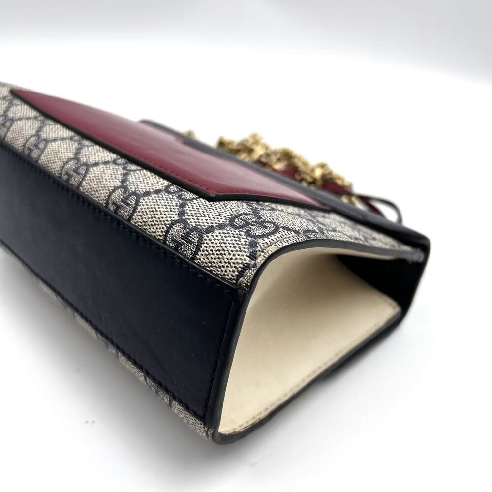 Hj Gucci Gg Supreme Small Padlock #236199G88B - Picture 8 of 14